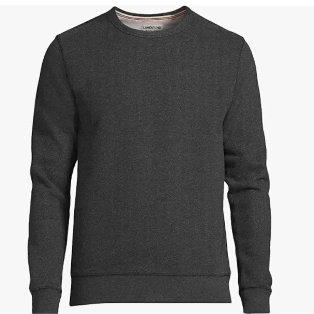 Lands' End Men's Serious Sweats French Terry Crewneck Sweatshirt Size Small